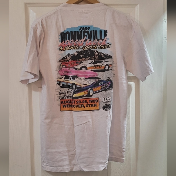 Vintage 1989 Bonneville Speed Week T-Shirt - Picture 2 of 5